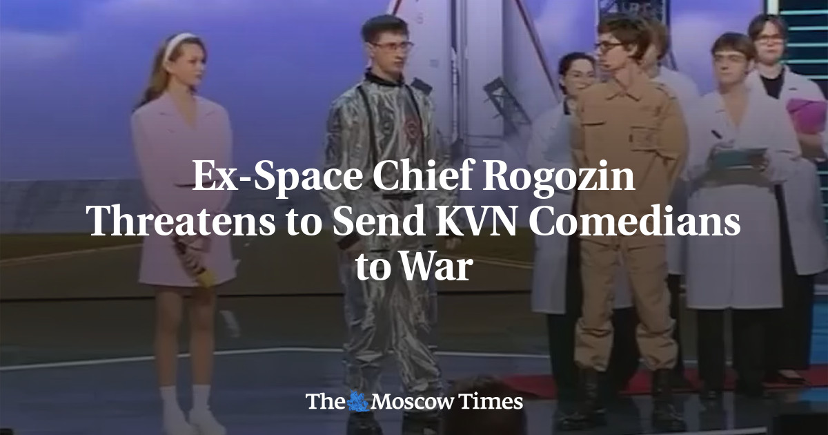 Ex-Space Chief Rogozin Threatens to Send KVN Comedians to War