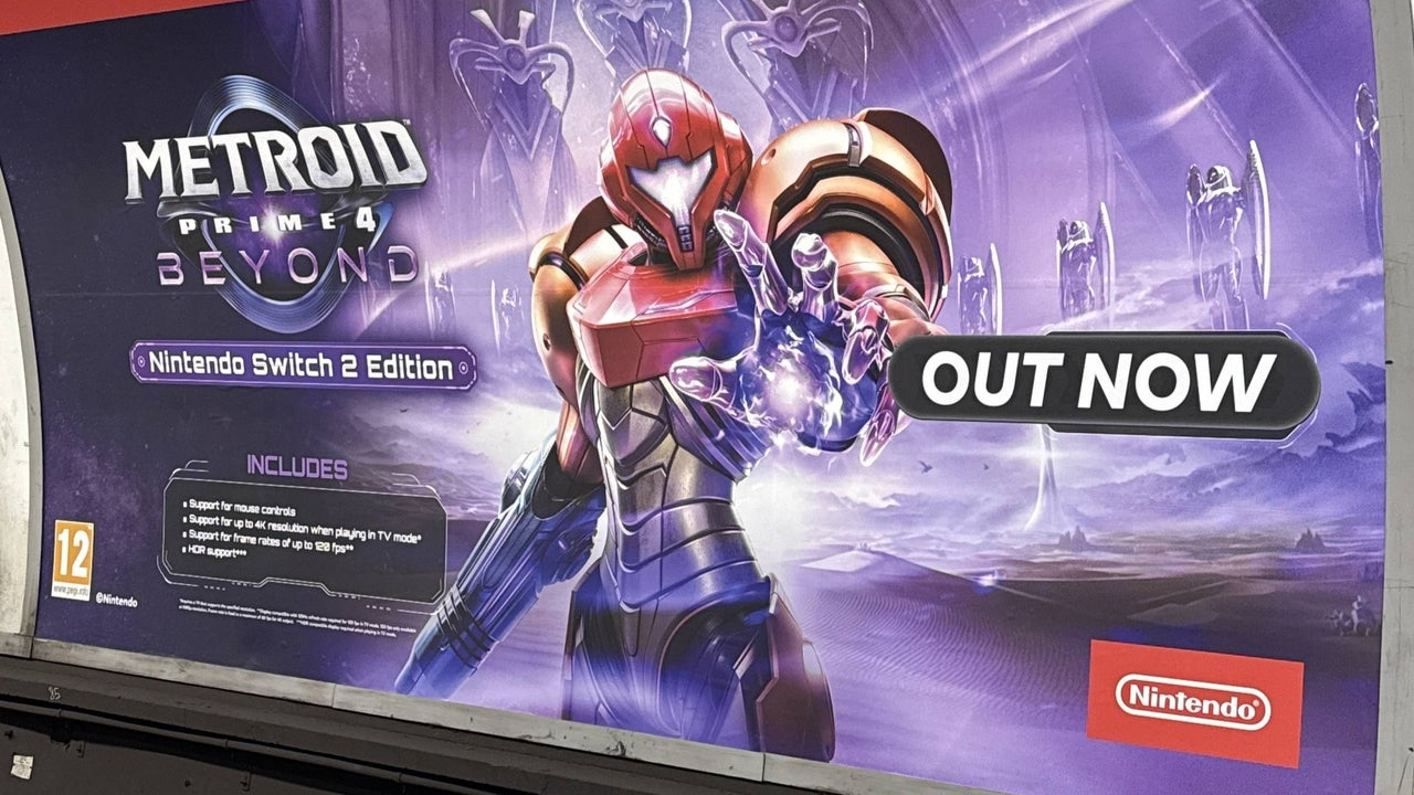 Confused Nintendo Fans Spot Giant Metroid Prime 4: Beyond Advert Stating That the Game Is 'Out Now' — Sparking Hopes of an Imminent Release
