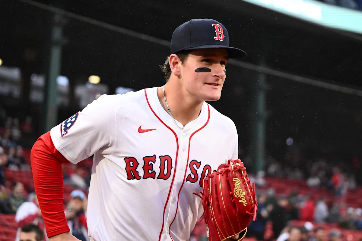 Roman Anthony's first MLB hit is a 2-run double for a Red Sox lead over Rays