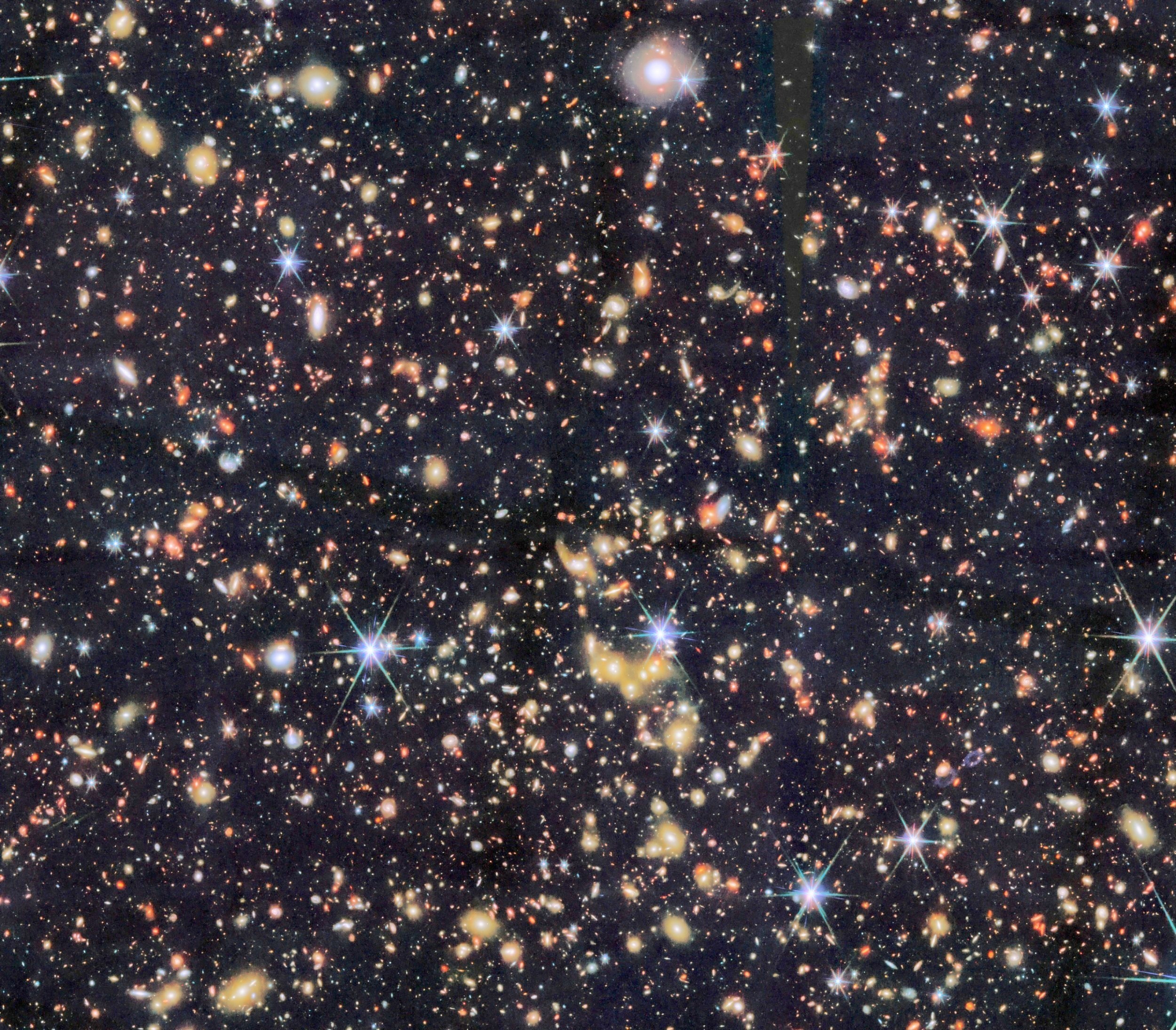 Thousands of galaxies revealed in a single Webb image