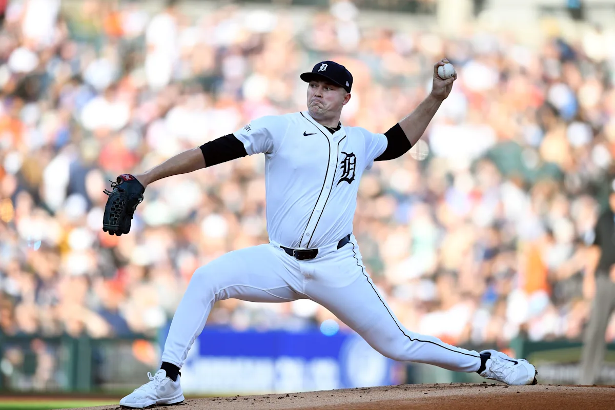 Tigers ace Tarik Skubal strikes out 8 Twins in 3 innings, 13 total in dominant, 1-hit win