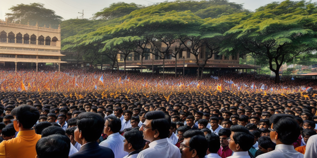 A United Thackeray March Against "Hindi Imposition" In Maharashtra Schools
