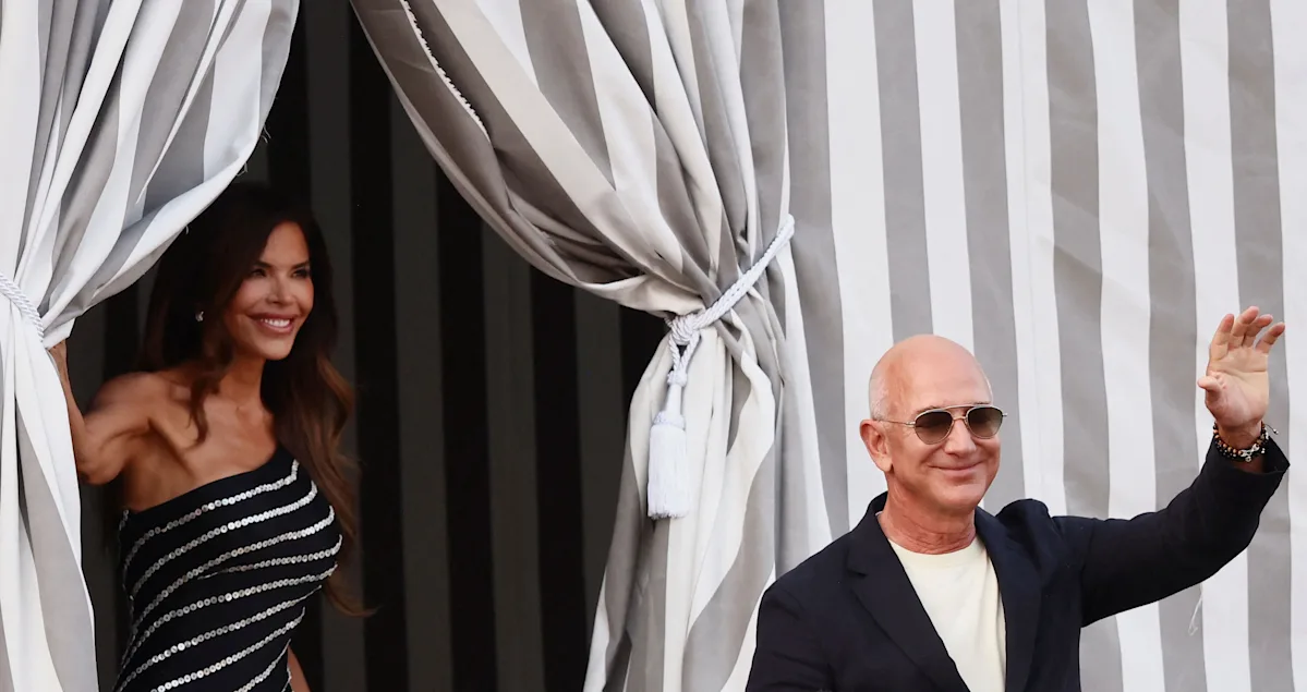 From inflatable crocodiles to the celebrity guest list: What we know — and don't know — about Jeff Bezos and Lauren Sánchez's Venice wedding