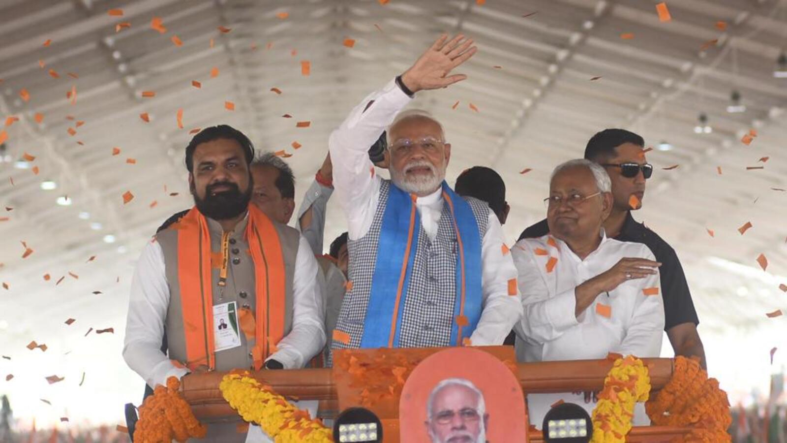PM Modi targets RJD, Cong in marker for Bihar elections