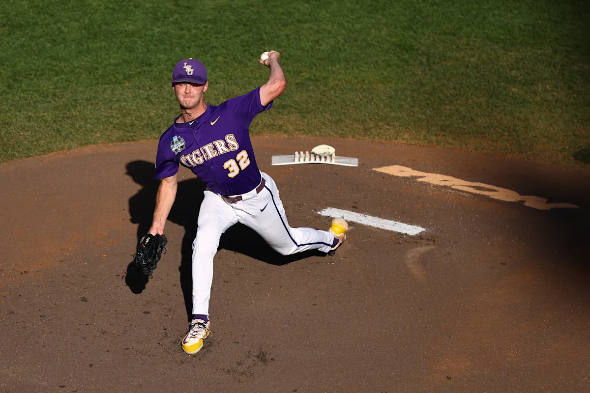 College World Series 2025 score: LSU's Kade Anderson makes argument for No. 1 pick with shutout win