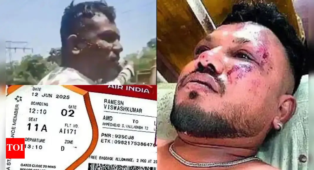 'Don't know how I survived': Vishwaskumar Ramesh, lone survivor in Ahmedabad-London AI 171 Air India crash, says he crawled out of shattered fuselage just in time | Ahmedabad News