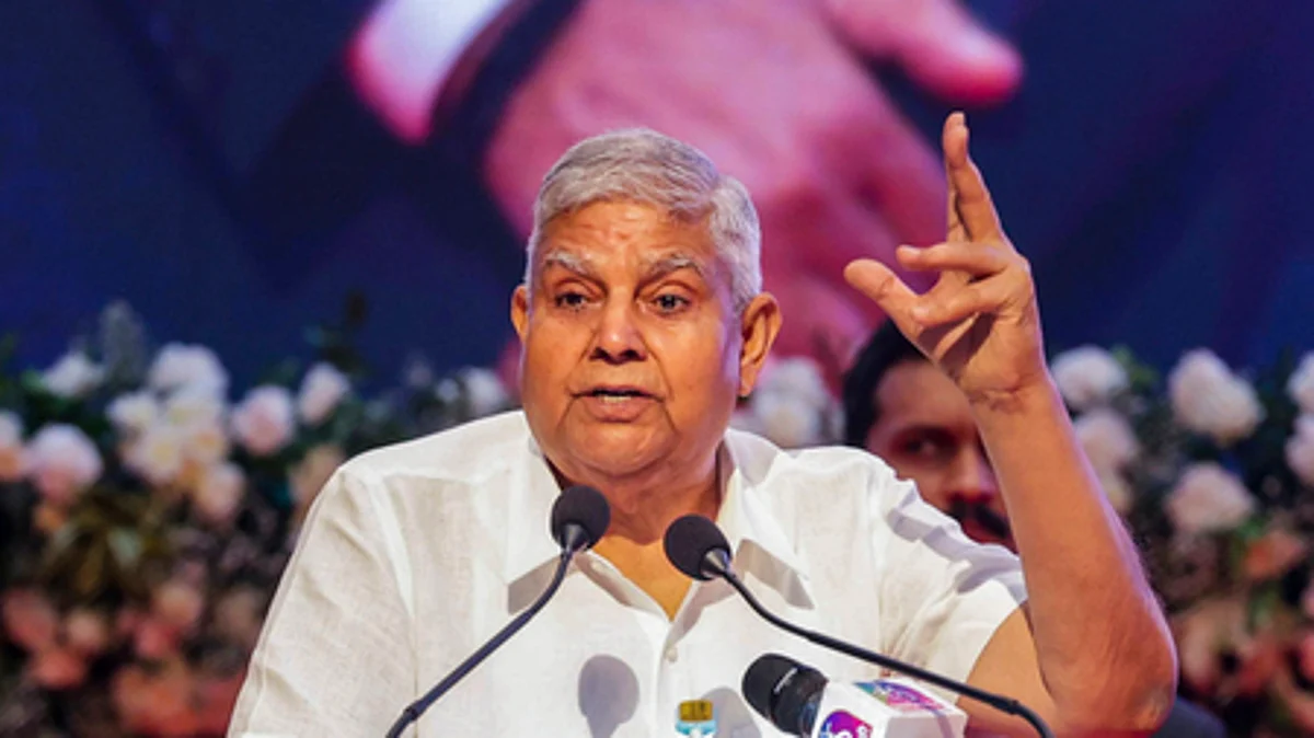 Inclusion of terms 'socialist', 'secular' in Constitution a 'sacrilege to spirit of Sanatana,' says VP Dhankhar