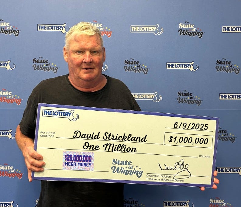 Lakeville man headed to Las Vegas after winning $1 million lottery prize