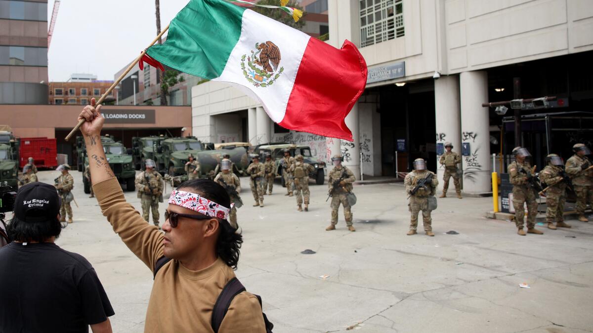Whose L.A. will prevail? Trump's chaos or California officials' vision of lawful protests?