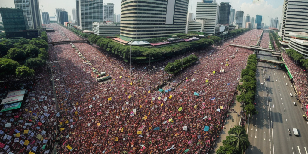 Bangkok protests: Thousands rally to call for Thai PM Paetongtarn Shinawatra to resign