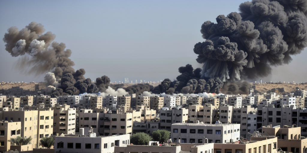 Israeli strike at Gaza market kills 18 Palestinians, doctor and witnesses say