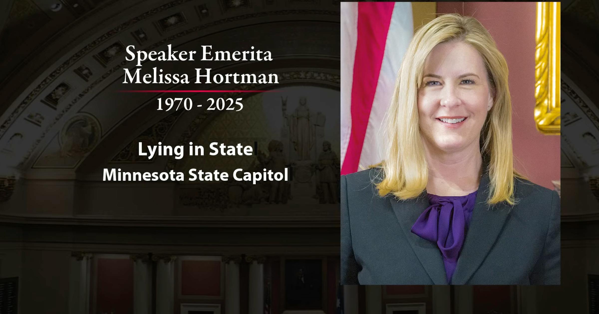 Livestream: Melissa and Mark Hortman lie in state
