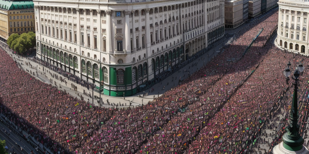 Big crowds gather in Hungarian capital to defy ban on Budapest Pride