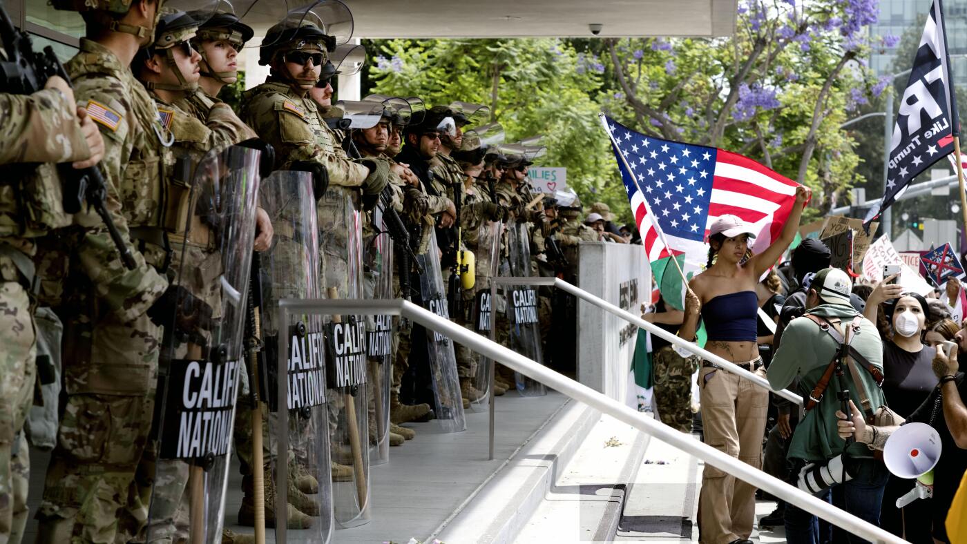 An appeals court backs Trump's control of the California National Guard for now