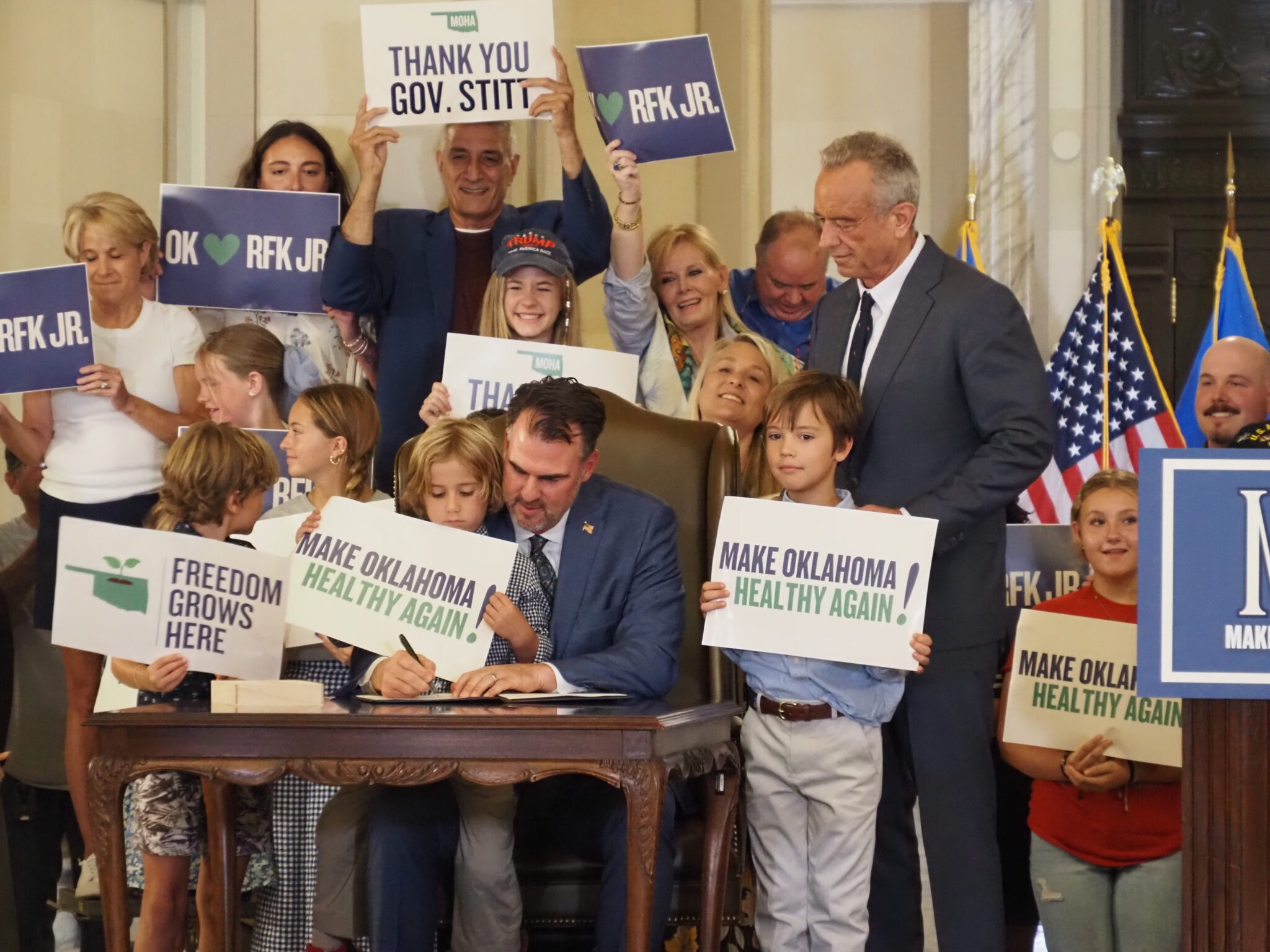 Governor reveals ‘Make Oklahoma Healthy Again’ plan with RFK for bans on soda, red dye