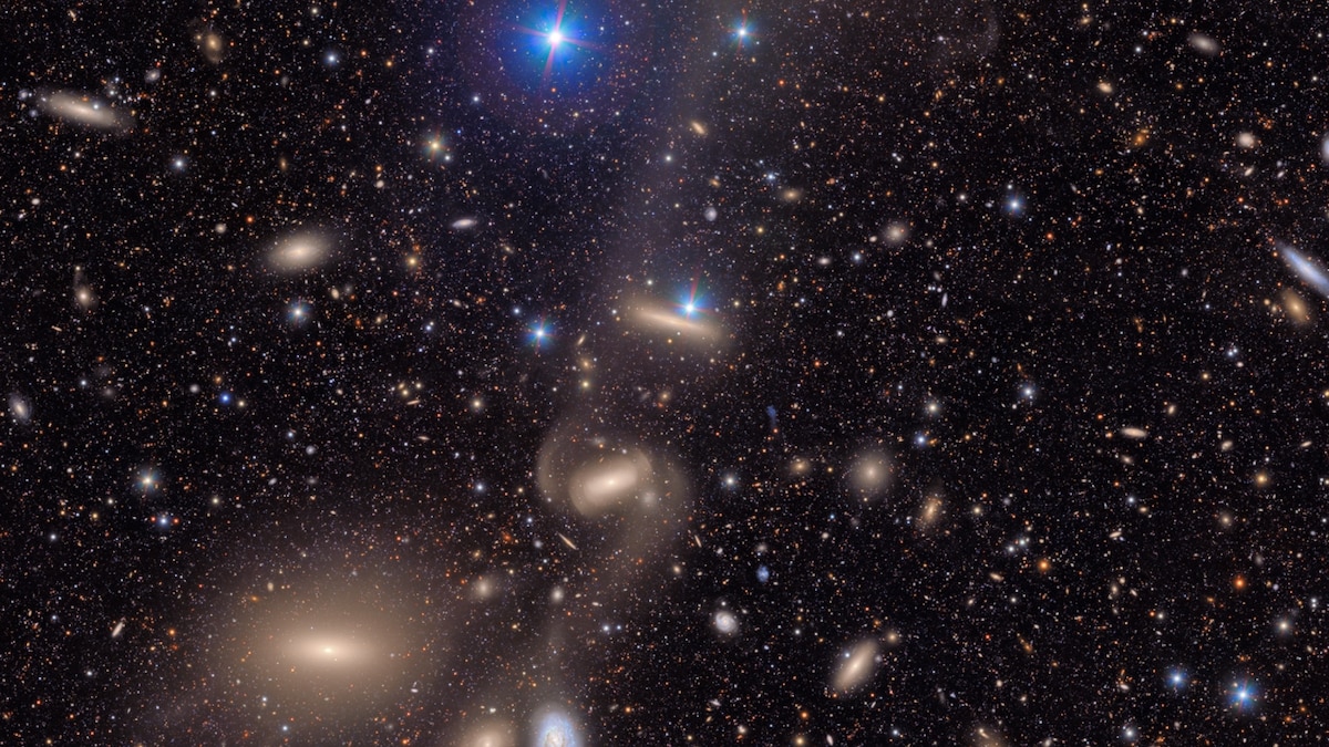 These are first deep-space images from the Vera Rubin Observatory