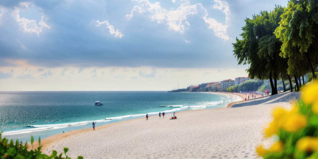 Greetings from Odesa, Ukraine, where a Black Sea beach offers respite from war