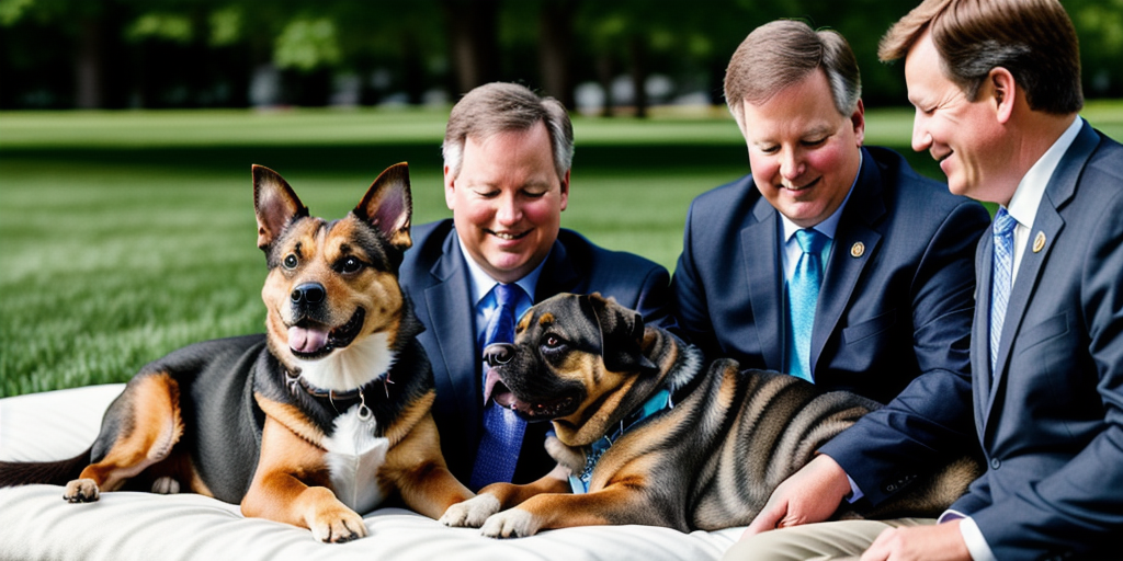 Beloved dog joined Minnesota lawmaker, husband as they lay in state