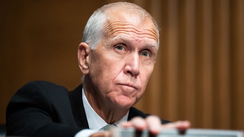 Sen. Thom Tillis announces he’s not seeking reelection, a day after voting against Trump’s agenda bill