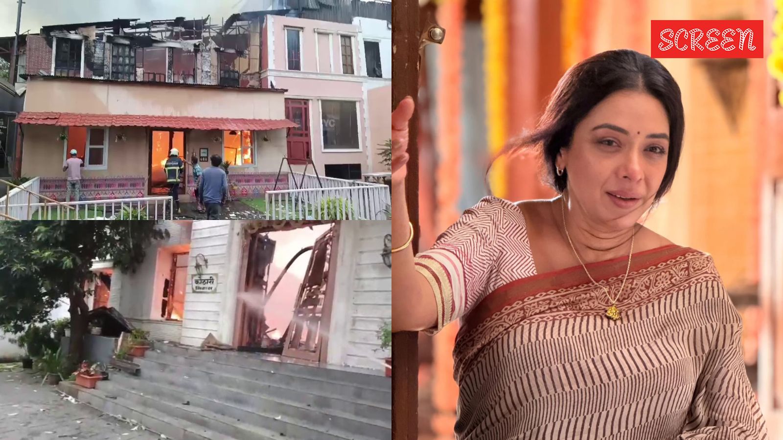 Anupamaa set destroyed in massive fire, cine workers body president claims fire safety norms flouted on Rupali Ganguly’s show
