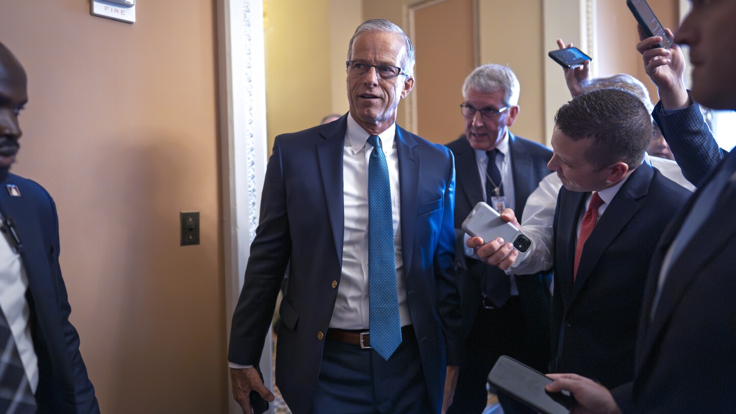 Senators prep for a weekend of work to meet Trump's deadline for passing his tax and spending cuts