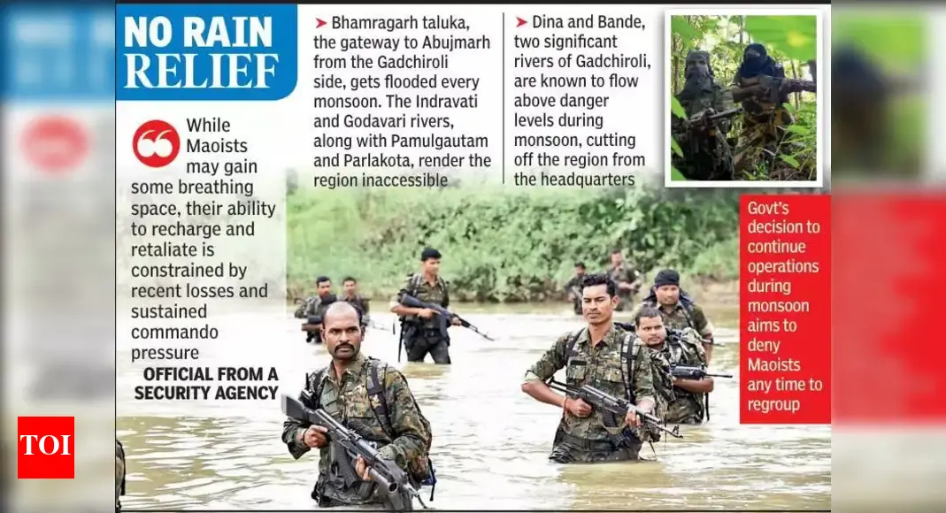 No Monsoon Slowdown, C60s To Go After Maoists In Flooded Jungles Of Abujmarh | Nagpur News