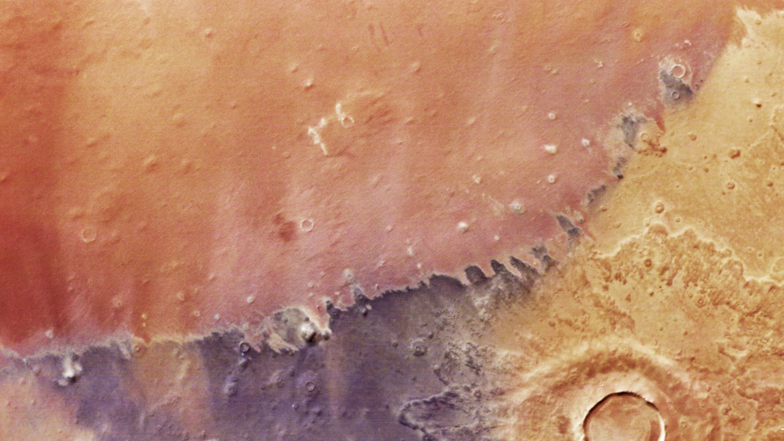 Why does Mars look purple, yellow and orange in ESA's stunning new satellite image?