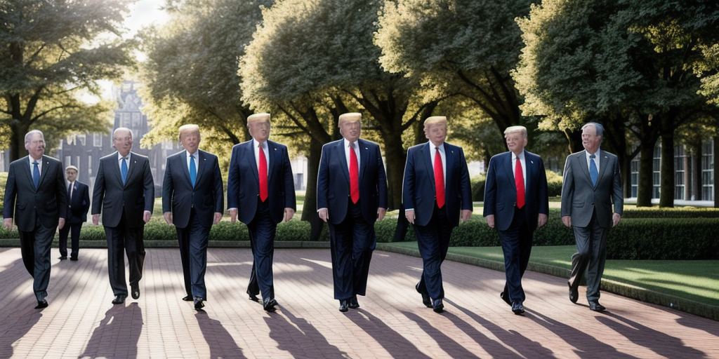 Photos from The Hague as NATO leaders including Donald Trump gather for historic summit
