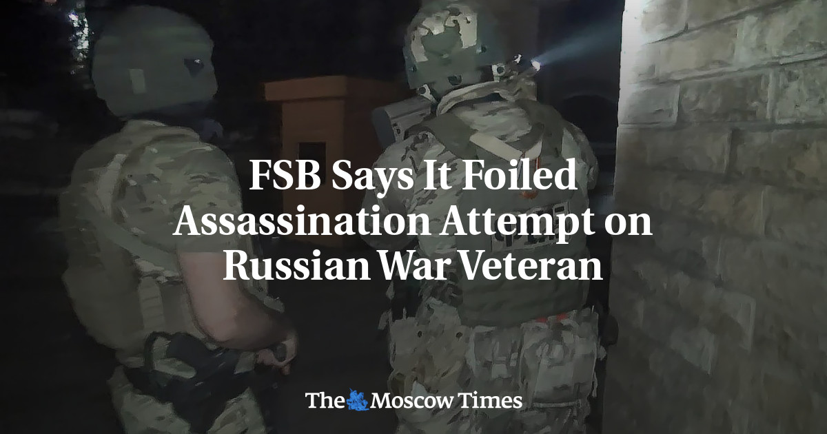 FSB Says It Foiled Assassination Attempt on Russian War Veteran