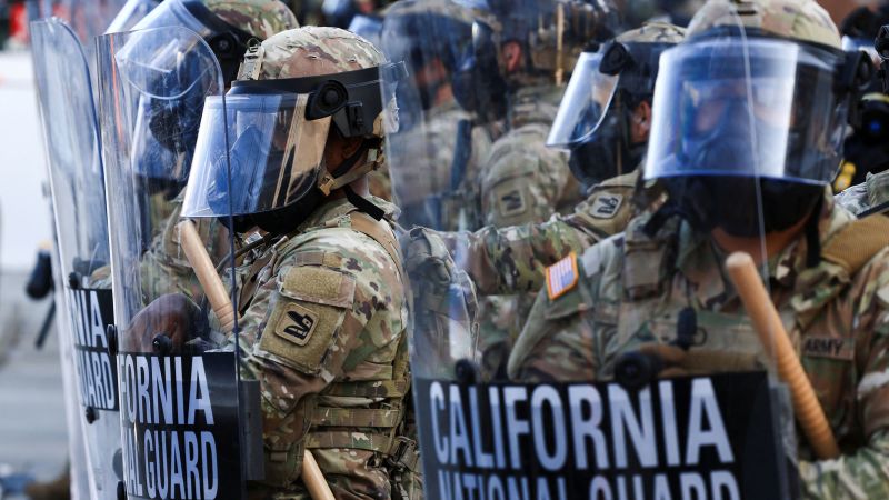 Appeals court judges grapple with whether Trump unlawfully federalized members of California’s National Guard