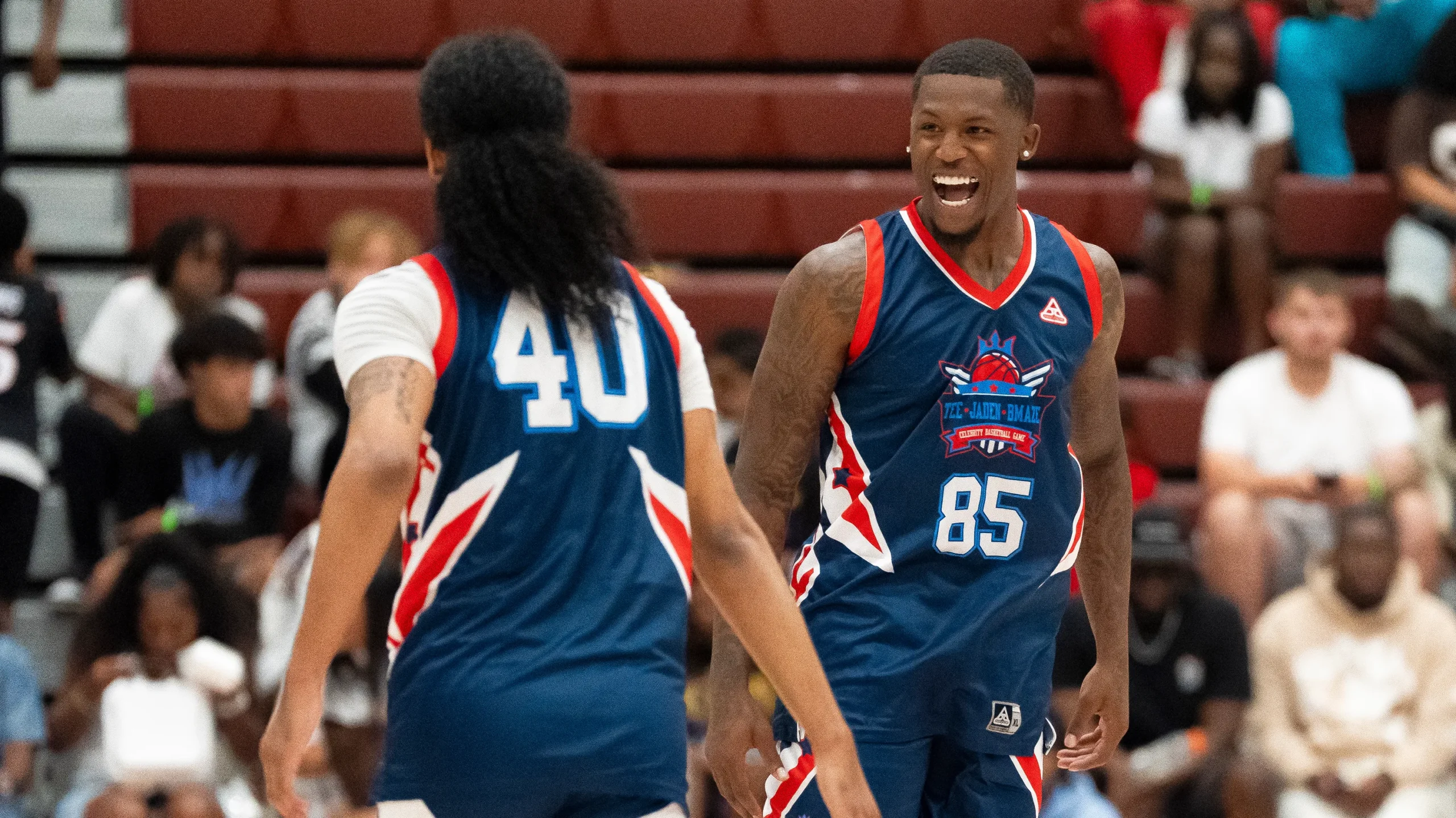 Bengals WR Tee Higgins stars in celebrity basketball game at Oak Ridge