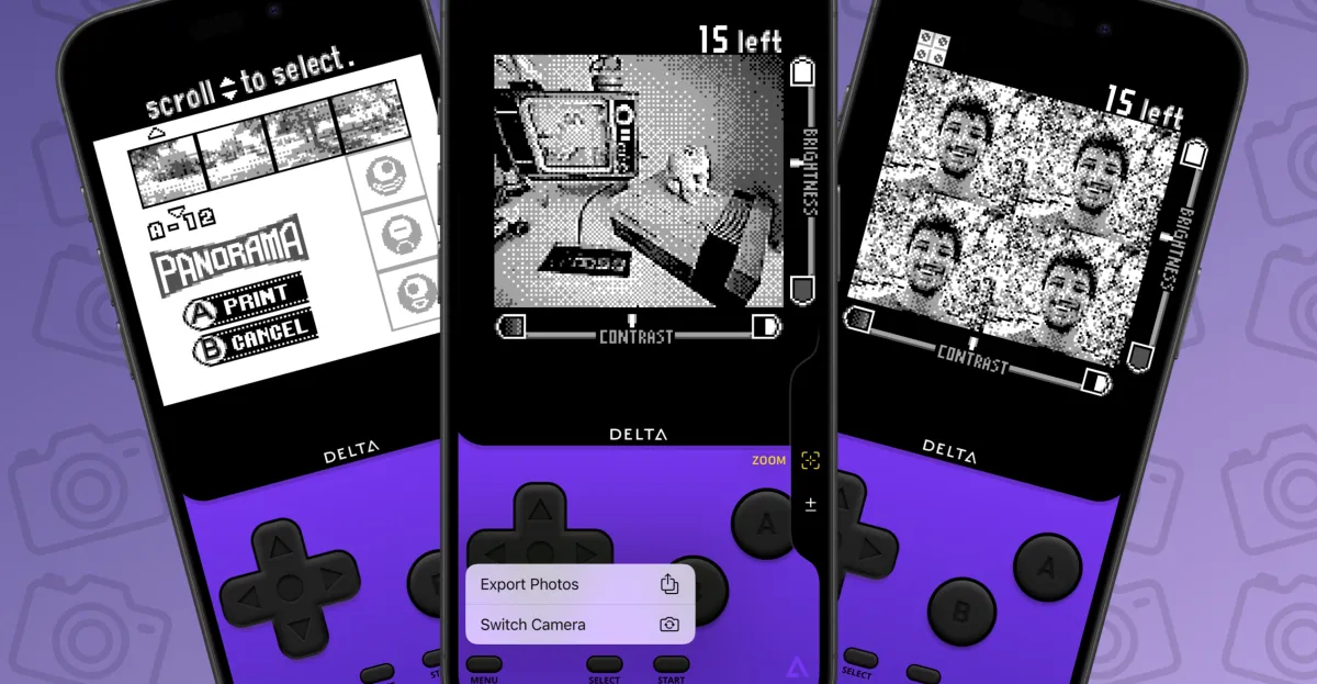 The creator of the Delta emulator made a Game Boy Camera-style app for your iPhone