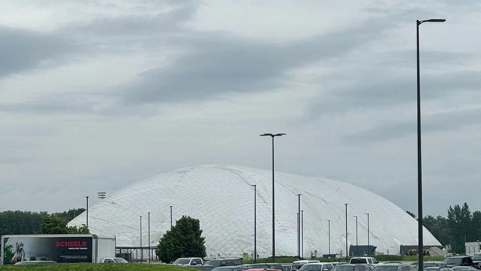 Springfield celebrates opening of world's largest air-supported sports dome