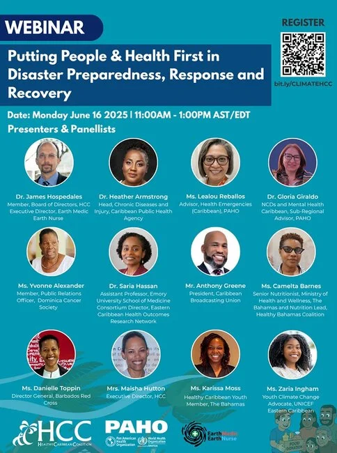 Webinar: Putting People & Health First in Disaster Preparedness., Response and Recovery