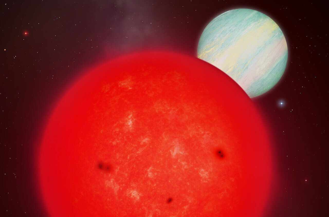 Discovery of giant planet orbiting tiny star challenges theories on planet formation