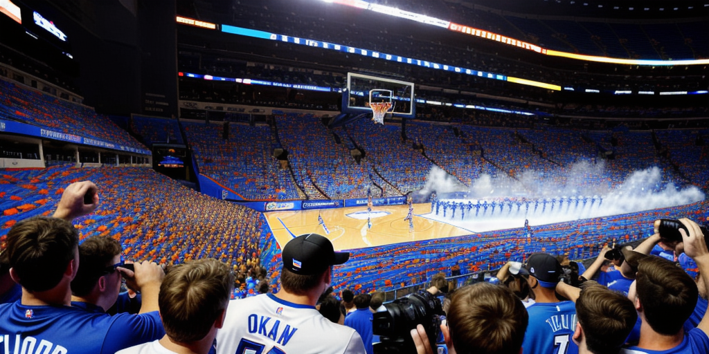 Thunder fans celebrate Oklahoma City’s first-ever major professional sports league title