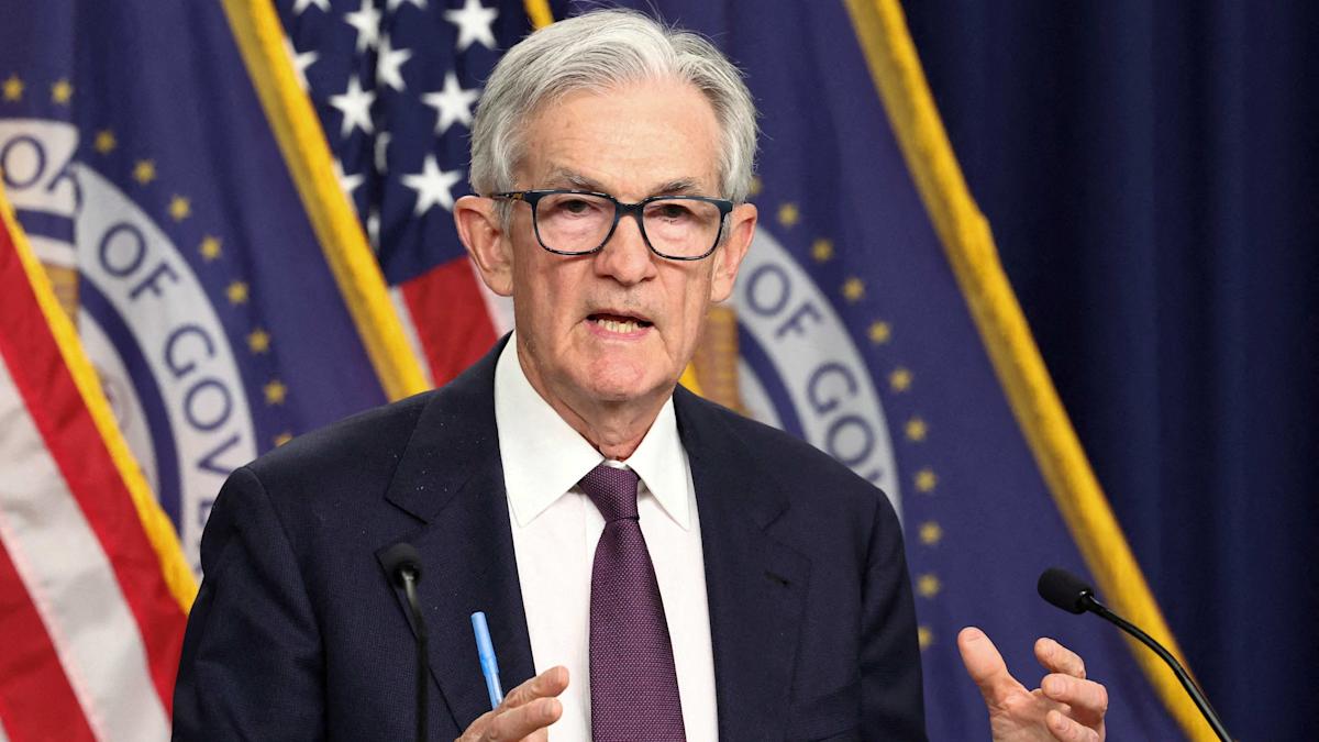 Powell reiterates there's no rush to cut rates
