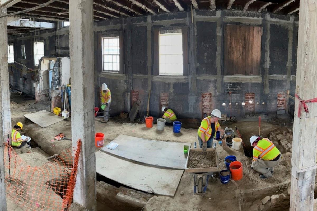 Dig Uncovers Foundation of Schoolhouse for Enslaved