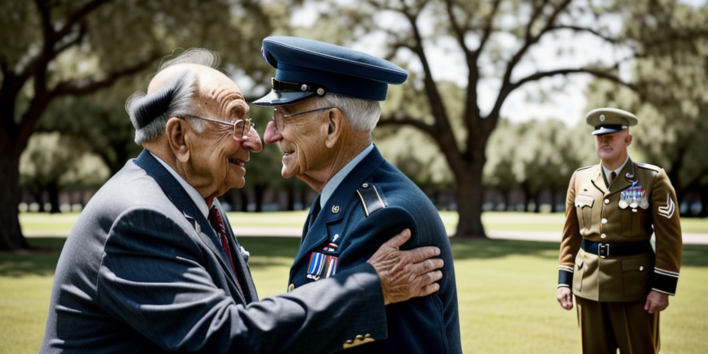 80 years later, a Holocaust survivor meets an American soldier who helped free him