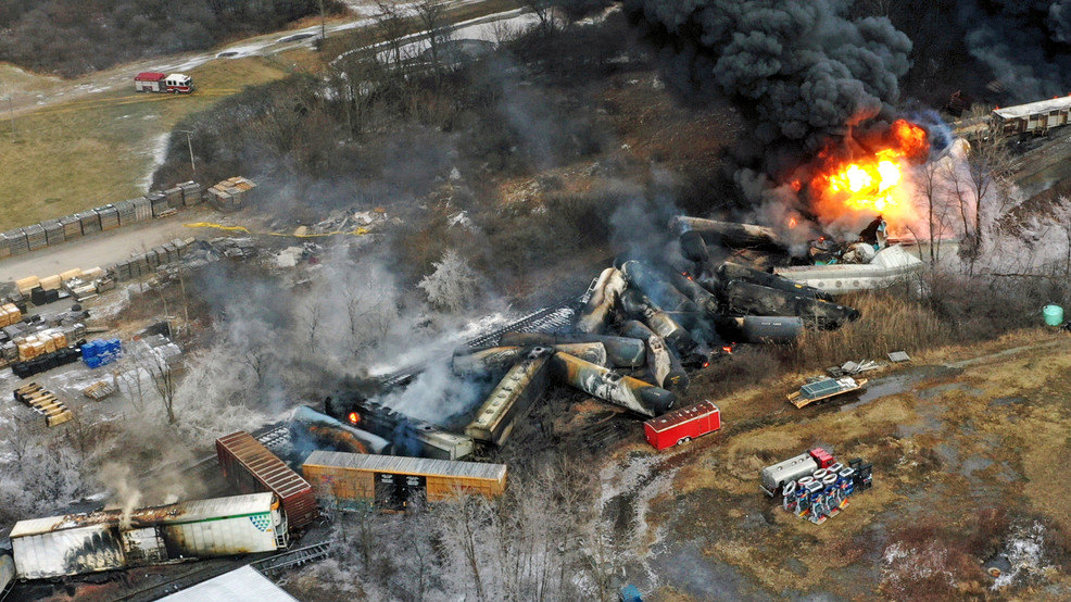 Feds fund $10 million study on East Palestine train derailment health effects