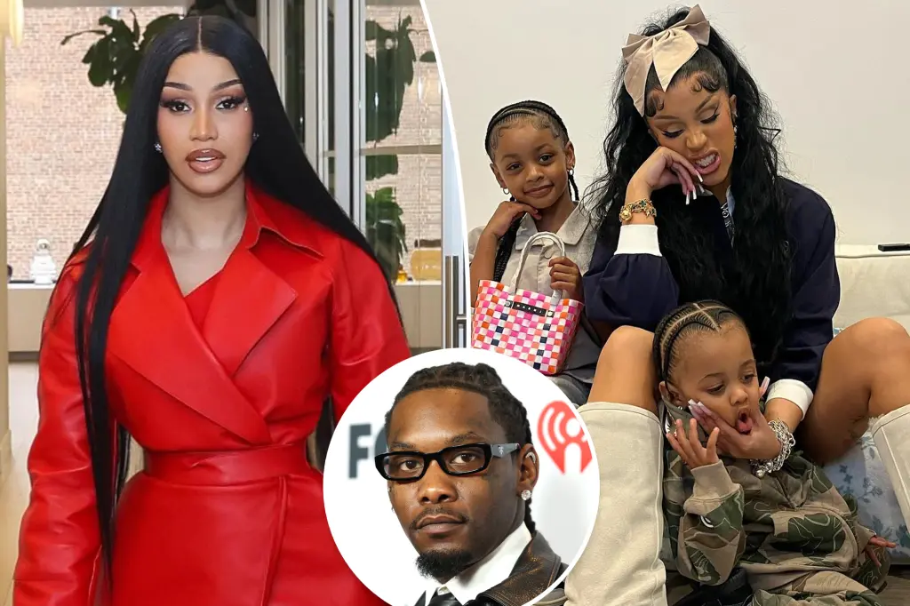 Cardi B reveals staggering six-figure amount she spends on 3 kids'...