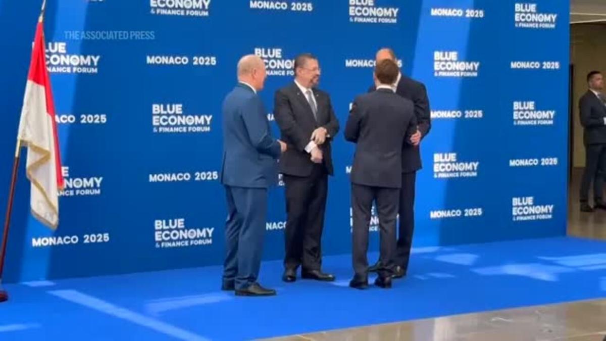 Leaders attend Blue Economy and Finance Forum in Monaco, held in advance of UN Oceans meeting