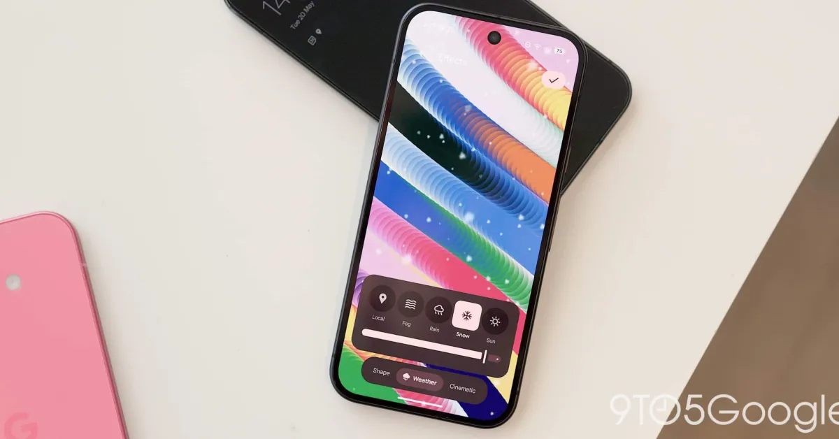 Android 16 QPR1 Beta 2 adds 'live effects' section to wallpaper picker