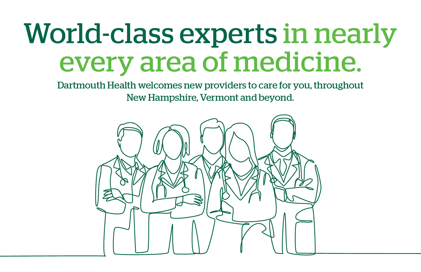 Dartmouth Health adds 10 new providers from various disciplines across health system