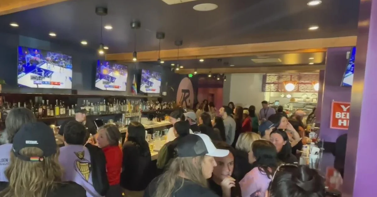 San Francisco women's sports bar, Rikki's, packed for Valkyries away game
