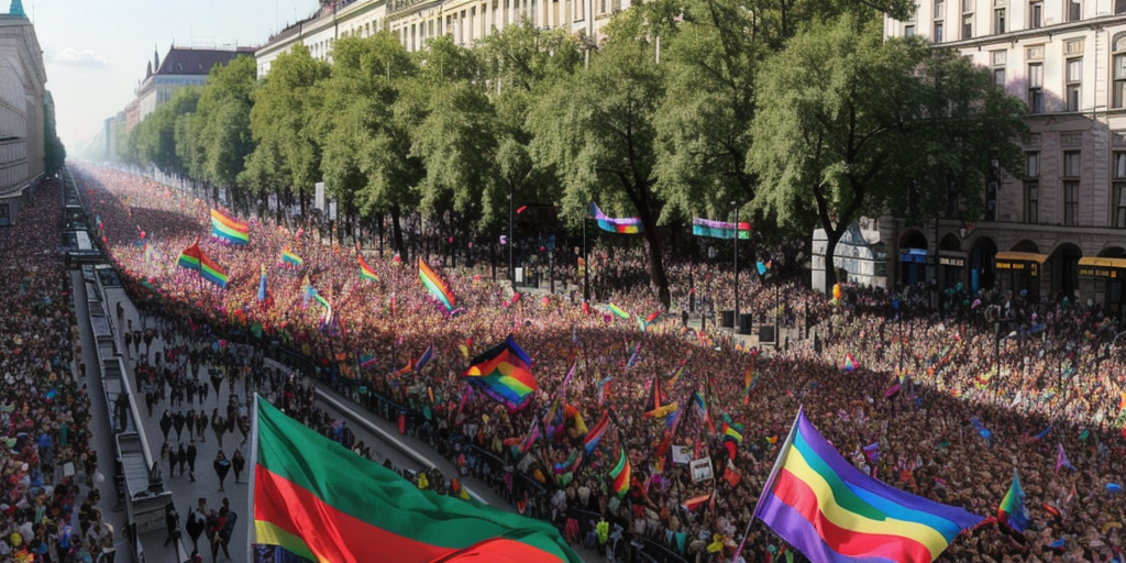 Massive Pride march in Budapest in defiance of ban