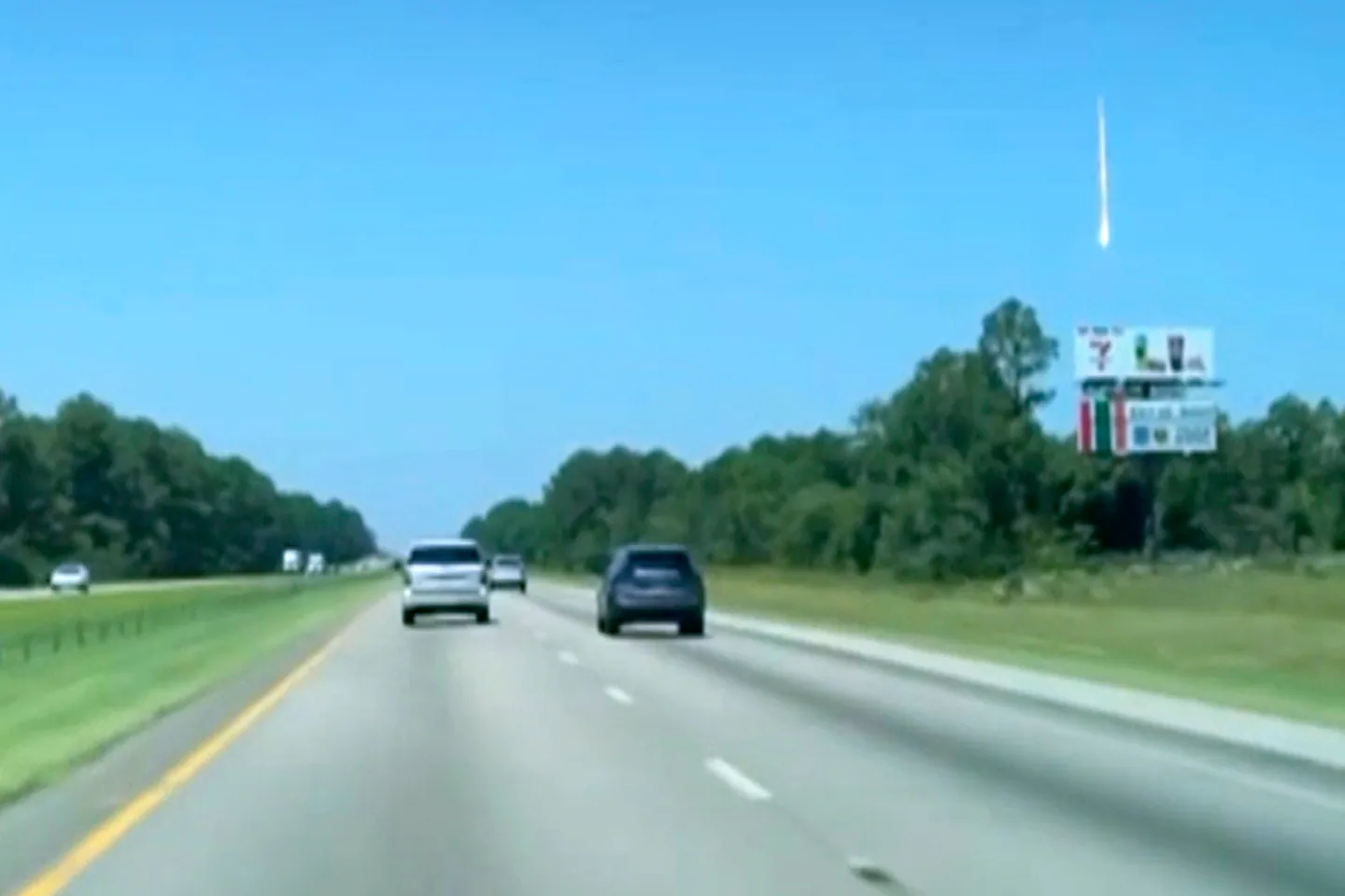Residents express amazement after seeing mystery object streak across the sky