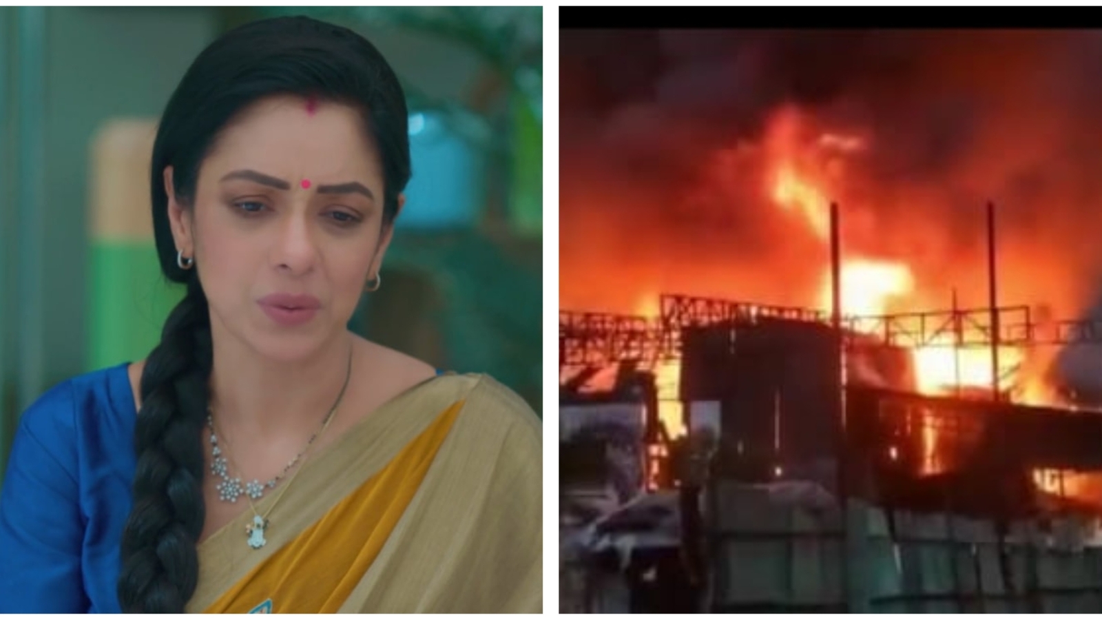 Anupamaa set in Mumbai destroyed by massive fire, AICWA calls for FIR against production house and TV channel