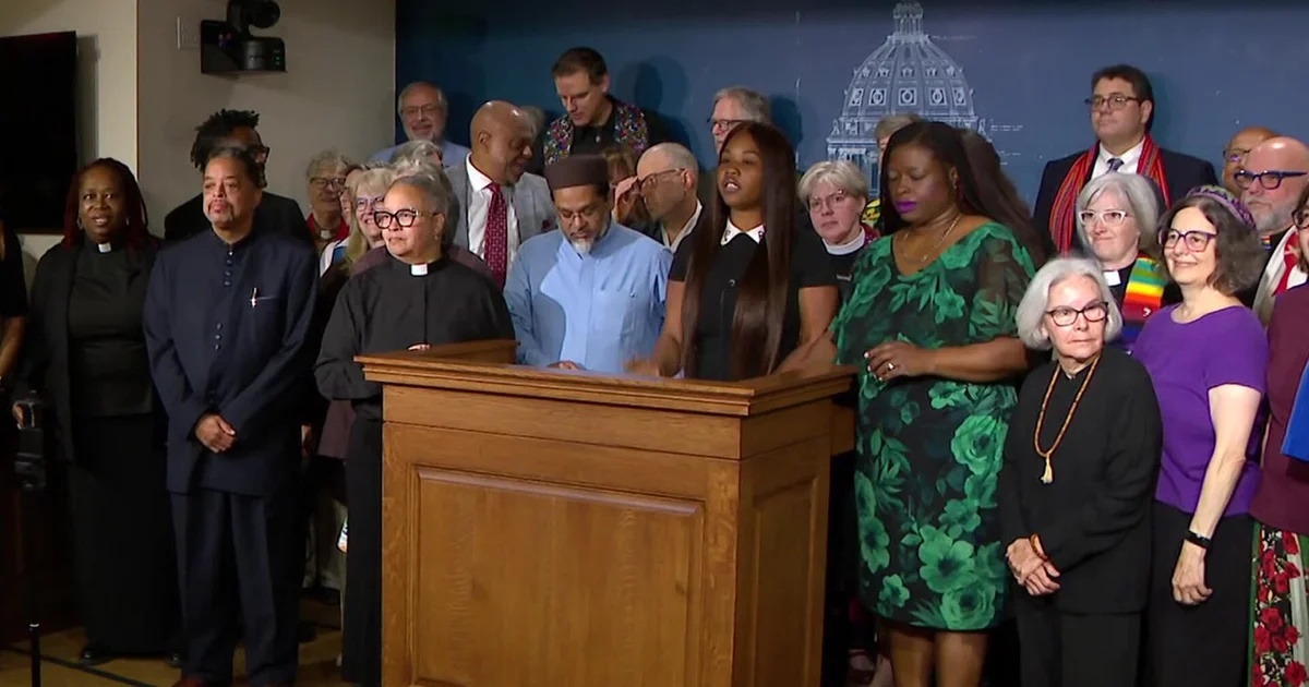 Faith leaders gather at Minnesota Capitol in plea to end political violence