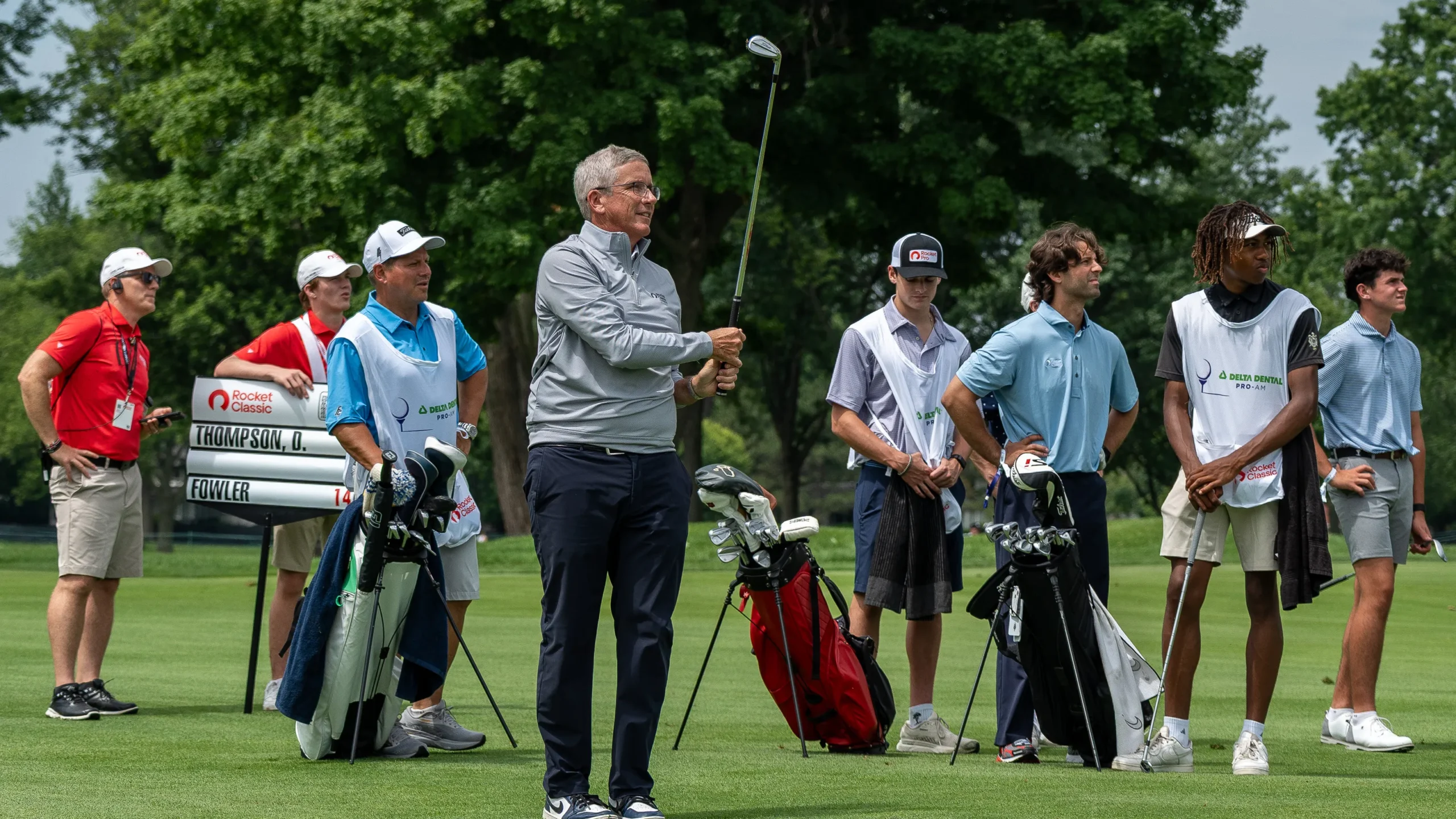Detroit celebrities, golfers mingle at Rocket Classic Pro-Am